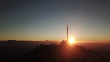 Coucher De Soleil au Pic du Midi