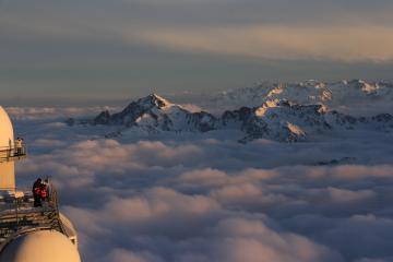 Mer de nuages au Pic du Midi de Bigorre