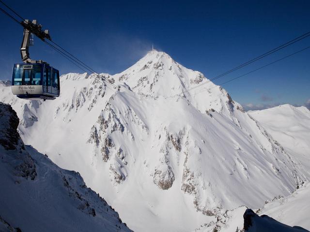Téléphérique Du Pic Du Midi En Hiver