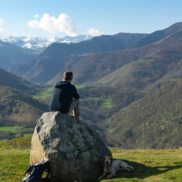Vue depuis les crêtes