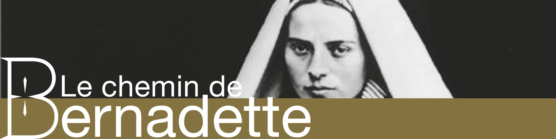 Banner web “Il cammino di Bernadette”