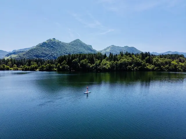 Paddle sur le lac de Lourdes