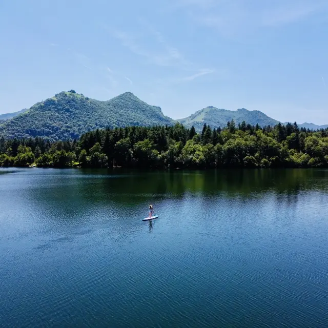 Paddle sur le lac de Lourdes