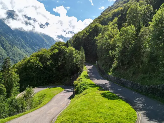 Vélo de route montée du Cambasque Cauterets