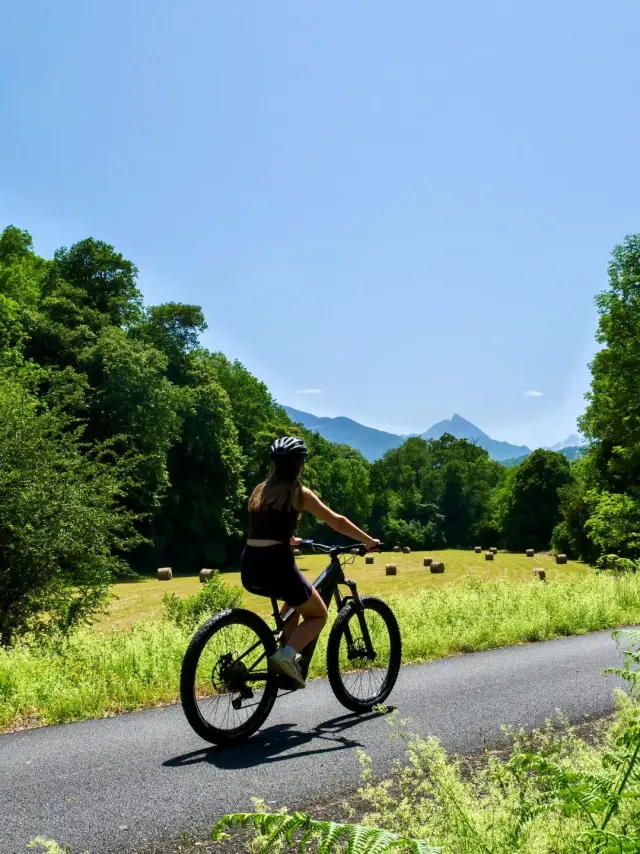 Balade à vélo sur la Voie Verte depuis Lourdes